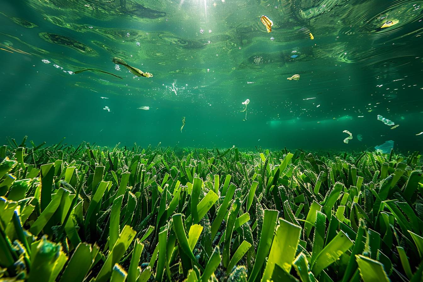 Comment les herbiers marins souffrent-ils de la pollution ?
